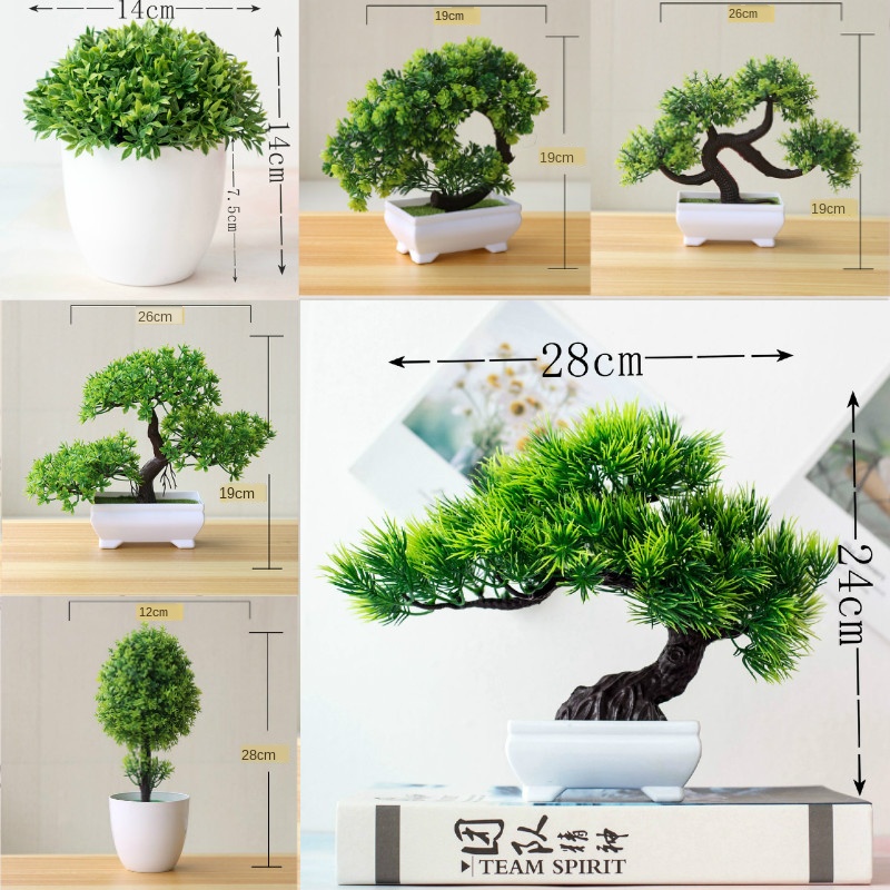 Bonsai Garden Sushi - Nuove piante artificiali verdi Bonsai Piccolo