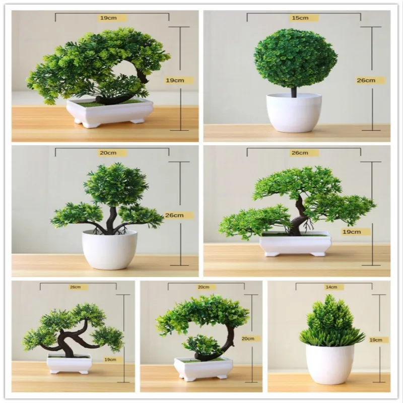 Bonsai Garden Sushi - Artificiale Piante In Vaso Bonsai Verde
