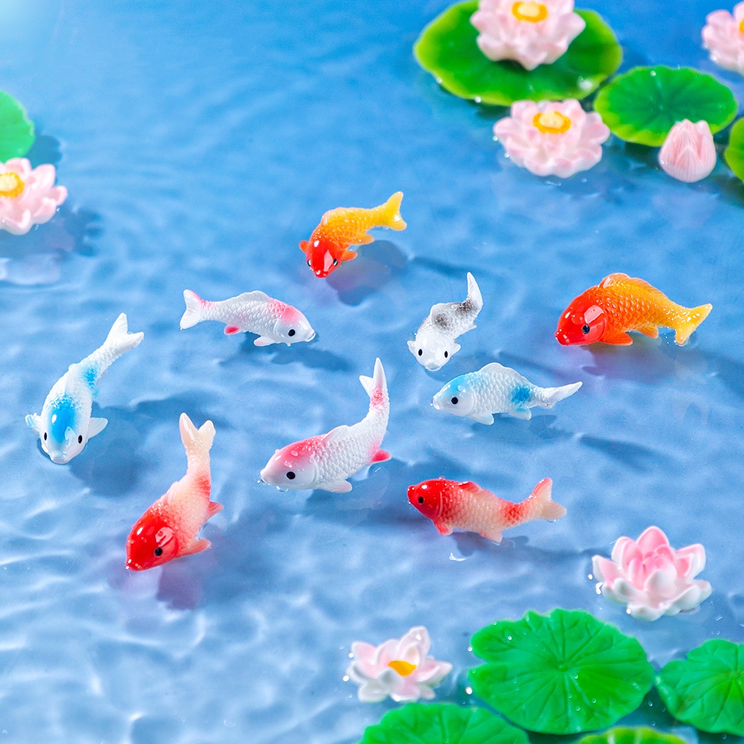 10 pezzi mini koi pesci figuri - Bonsai Koi Garden recensione e prezzo