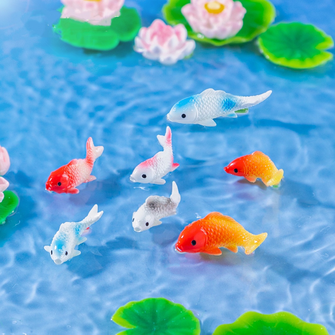 10 pezzi mini koi pesci figuri - Bonsai Koi Garden recensione e prezzo